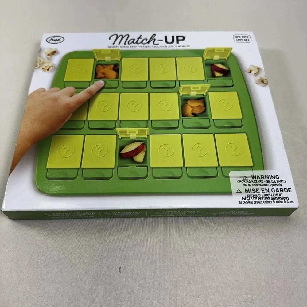 Genuine Fred Match UP Memory Snack Tray, Fun Interactive Game Snack Picky
